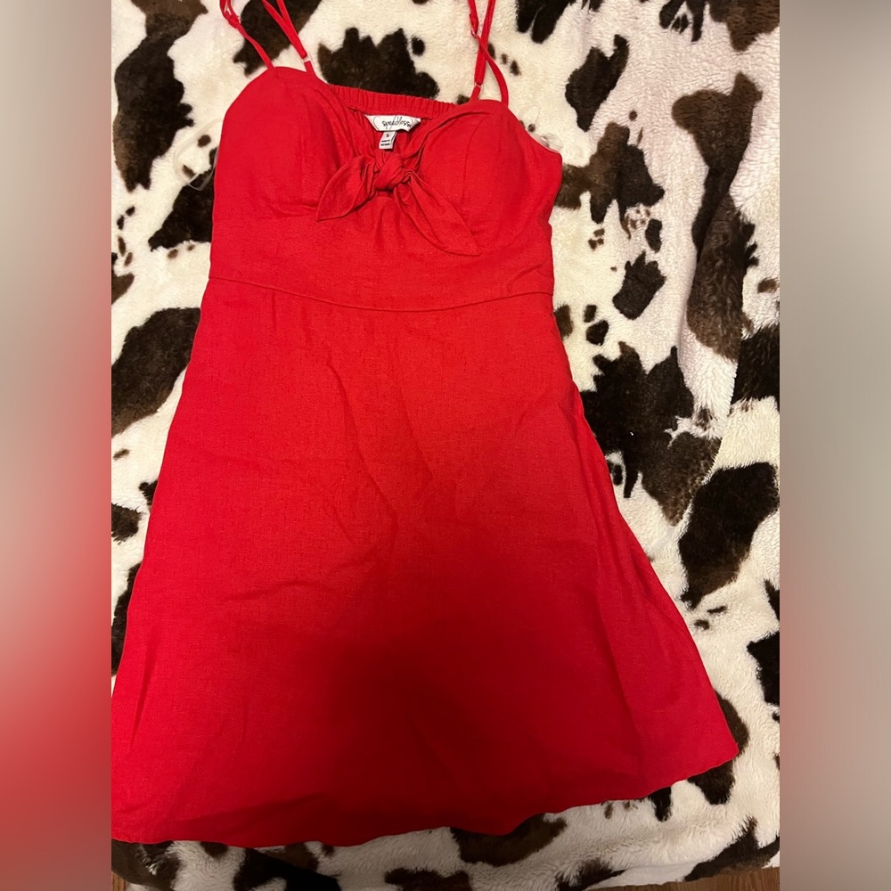 red dress from macys